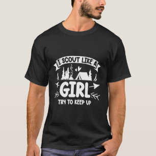 Camiseta Eu Escrevo Como Uma Garota Tentando Continuar A Fa