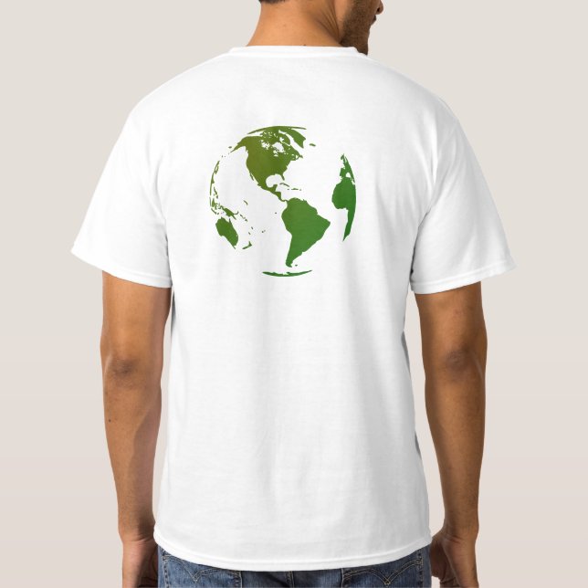 Camiseta Eu escrevo para mudar o t-shirt do mundo (Verso)