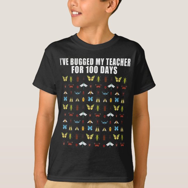 Camiseta eu escutei meu professor por 100 dias de escola (Frente)