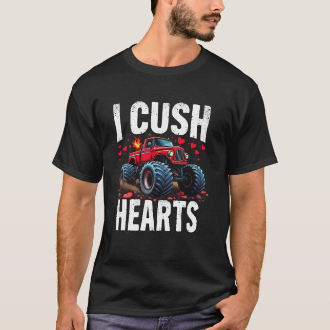 Camiseta Eu Esmago Corações Design Divertido do Dia dos Nam (Frente)