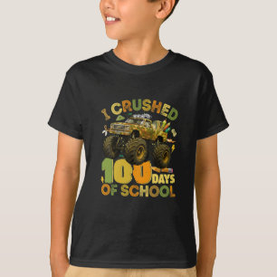 Camiseta Eu Esmaguei 100 Dias de Caminhão Monstro na Escola