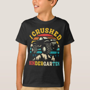 Camiseta Eu Esmaguei a Graduação de Caminhão Monstro no Jar