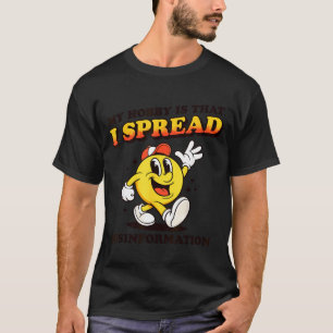 Camiseta Eu espalho desinformação piada sarcástica meme int