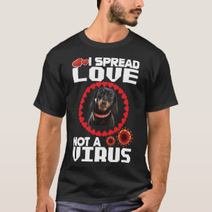 Camiseta Eu Espalho O Amor Não É Um Vírus Para Os Pássaros