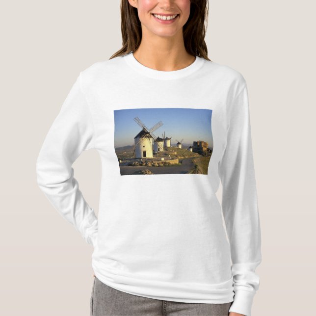 Camiseta EU, Espanha, La Mancha, Consuegra. Moinhos de vent (Frente)