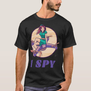 Camiseta Eu Espião Drone Para Garotas