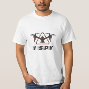Camiseta Eu espio pilotos de drones e amantes de drones