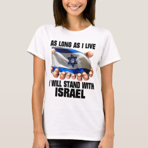 Camiseta Eu estarei com Israel