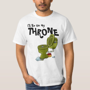 Camiseta Eu estarei em meu t-shirt do trono