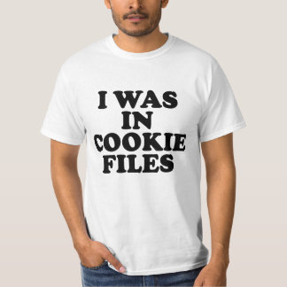 Camiseta Eu Estava Em Arquivos de Cookie