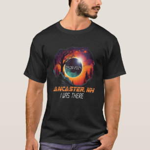 Camiseta Eu Estava Lá, O Eclipse Solar Lancaster Novo Hamp