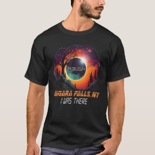 Camiseta Eu Estava Lá O Eclipse Solar Niagara Cai Novamente