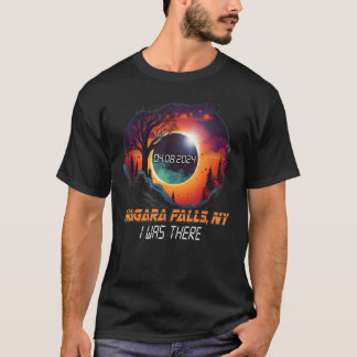 Camiseta Eu Estava Lá O Eclipse Solar Niagara Cai Novamente
