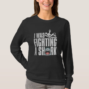 Camiseta Eu Estava Lutando Contra Uma Recuperação De Arma D