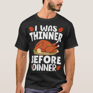 Camiseta Eu estava mais magro antes do Janto