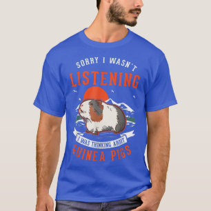 Camiseta Eu estava pensando em Guiné Pigs