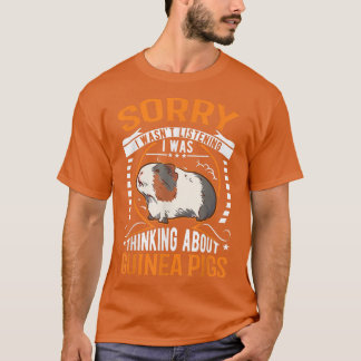 Camiseta Eu estava pensando em Guiné Pigs784