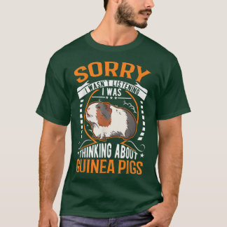 Camiseta Eu estava pensando em Guiné Pigs 777
