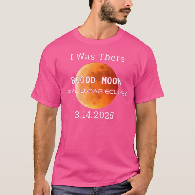 Camiseta Eu Estive Lá Lua de Sangue Eclipse Lunar Total 3 1 (Frente)