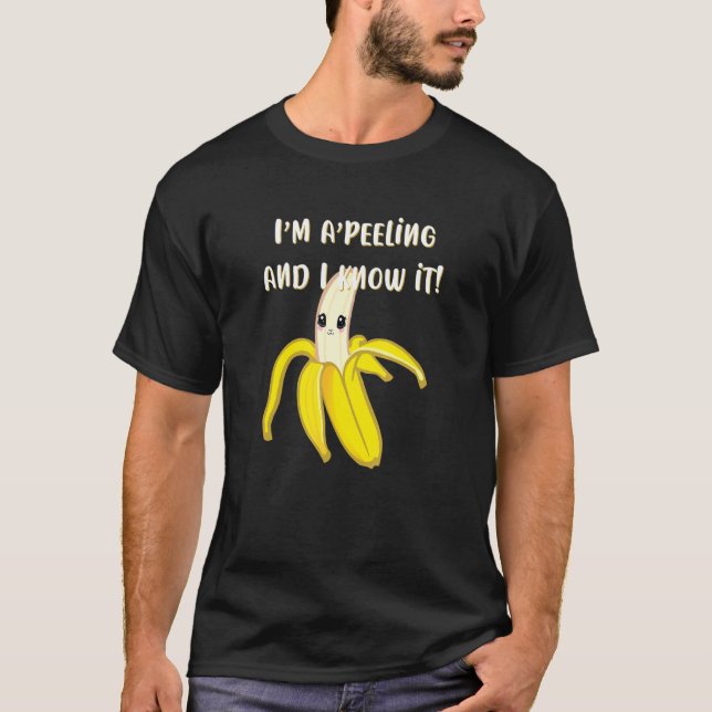 Camiseta Eu Estou Apeeling E Eu Sei Que Banana Sunburn Cobr (Frente)