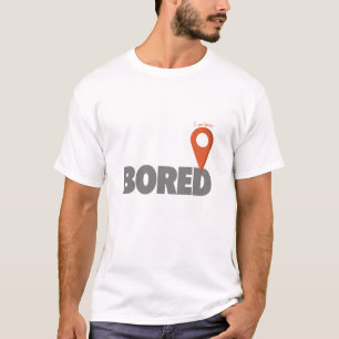 Camiseta Eu estou aqui - furado
