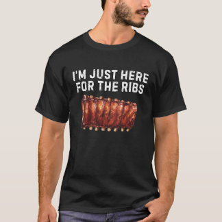 Camiseta Eu Estou Aqui Só Pelas Costelas Churrasco