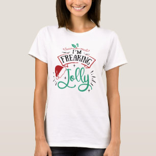 Camiseta Eu estou assustando Jolly   Engraçado Festivo Nata