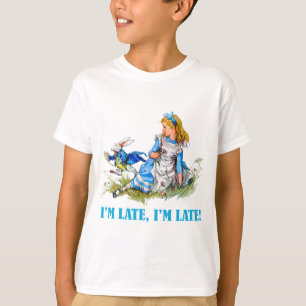 Camiseta Eu estou ATRASADO, mim estou ATRASADO! PARA A DATA