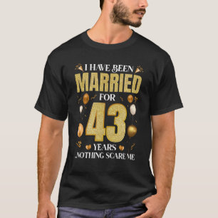 Camiseta Eu Estou Casado Há 43 Anos 43º Aniversário De Casa