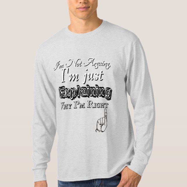 Camiseta Eu Estou Certo (Frente)