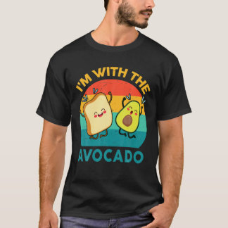 Camiseta Eu estou com a fantasia de brinde de bebês adultos