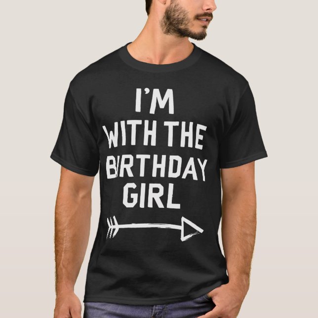 Camiseta Eu Estou Com A Festa De Celebração De Rapariga De  (Frente)