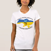 EU ESTOU COM A UCRÂNIA - EU ESTOU EM PEACE T-Shirt