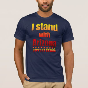 Camiseta Eu estou com arizona - apoio SB1070
