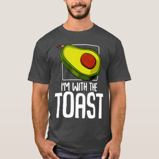 Camiseta Eu estou com Casais Avocado Correspondendo Engraça