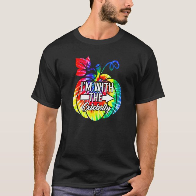 Camiseta Eu Estou Com Casal De Celebridade Correspondendo A (Frente)