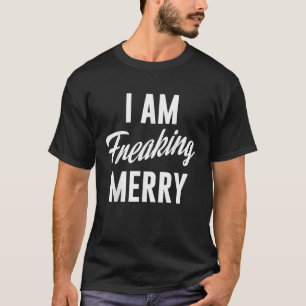 Camiseta Eu Estou Com Feliz Engraçada Feliz Natal Holida