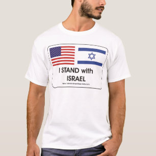 Camiseta Eu estou com Irael