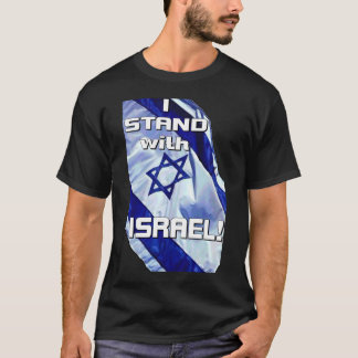 Camiseta Eu estou com Israel!