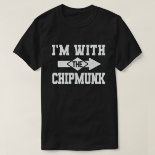 Camiseta Eu estou com o Casal do Shmunk Engraçado Hallowee