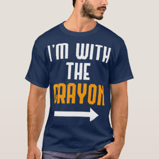 Camiseta Eu Estou Com O Dia de as Bruxas engraçado De Costu