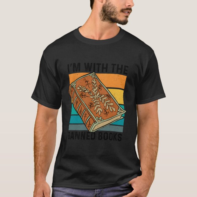 Camiseta Eu Estou Com O Leitor De Livros Banido Bo (Frente)