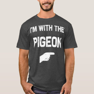 Camiseta Eu estou com os fantasias do Dia das Bruxas de Pom