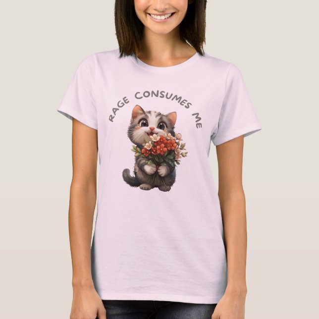 Camiseta Eu Estou Com Raiva, Camiseta Engraçada (Frente)
