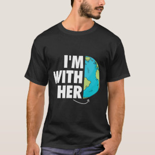 Camiseta Eu estou com seu ambiente terrestre Conscientizand