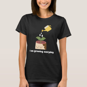 Camiseta Eu estou cultivando o Thyme Herbs todos os dias