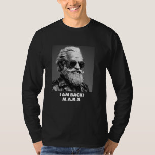 Camiseta EU ESTOU DE VOLTA, Karl Marx, comunista, Marx lega