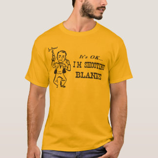 Camiseta Eu estou disparando em vazios