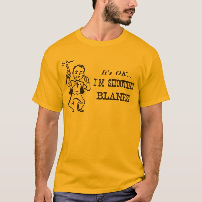 Camiseta Eu estou disparando em vazios (Frente)