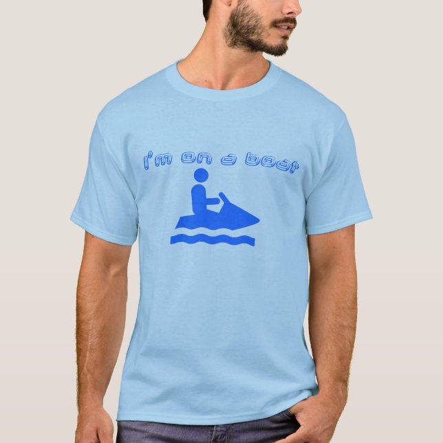 Camiseta Eu estou em um barco (Frente)